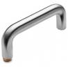 Unité de béquille U 19 mm, inox brossé 316