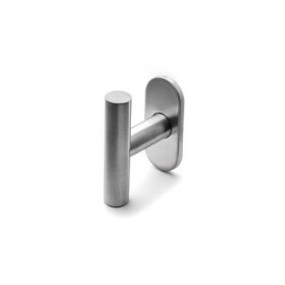 Béquille de fenêtre T 16 mm, inox brossé 316