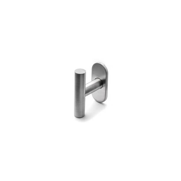 Béquille de fenêtre T 16 mm, inox brossé 316