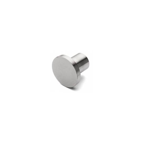 Bouton de meuble Ø 25 mm, inox brossé 316