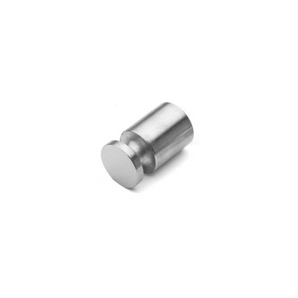 Bouton de meuble Ø 14 mm, inox brossé 316