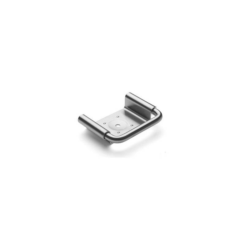 Porte savon 143x105 mm, plateau inox, inox brossé 316