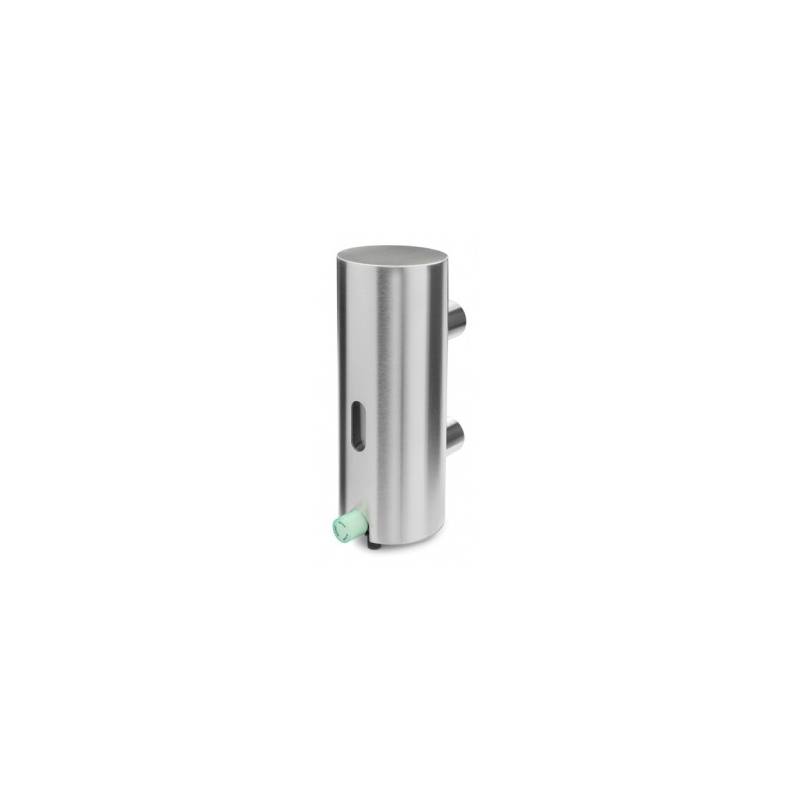 Distributeur de savon mural Ø 85x205 mm, contenance 350 ml, inox brossé 316
