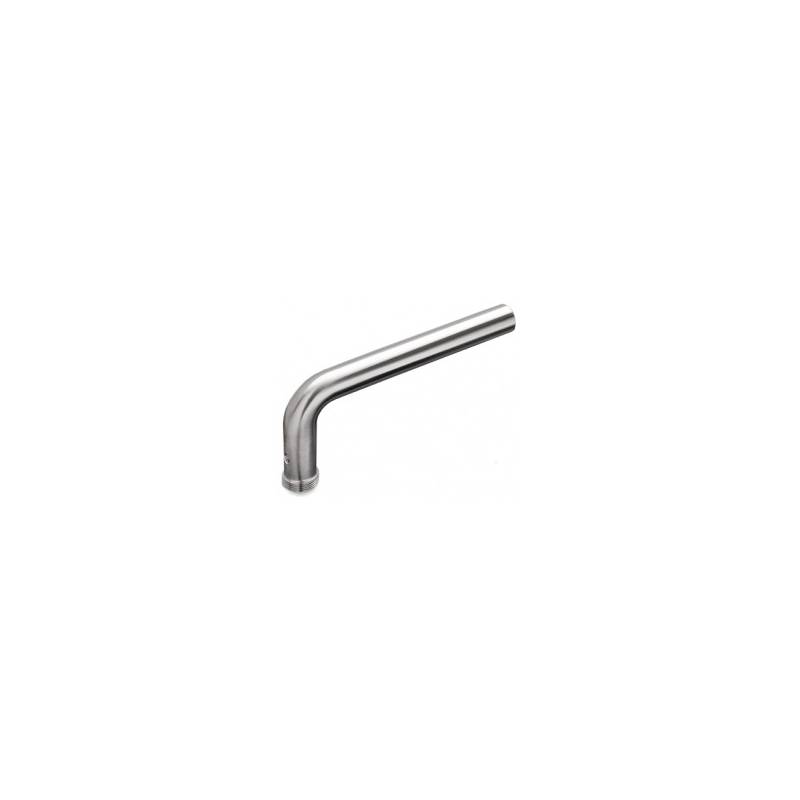 Unité de béquille L 14 mm, inox brossé 316