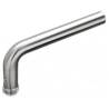 Unité de béquille L 14 mm, inox brossé 316