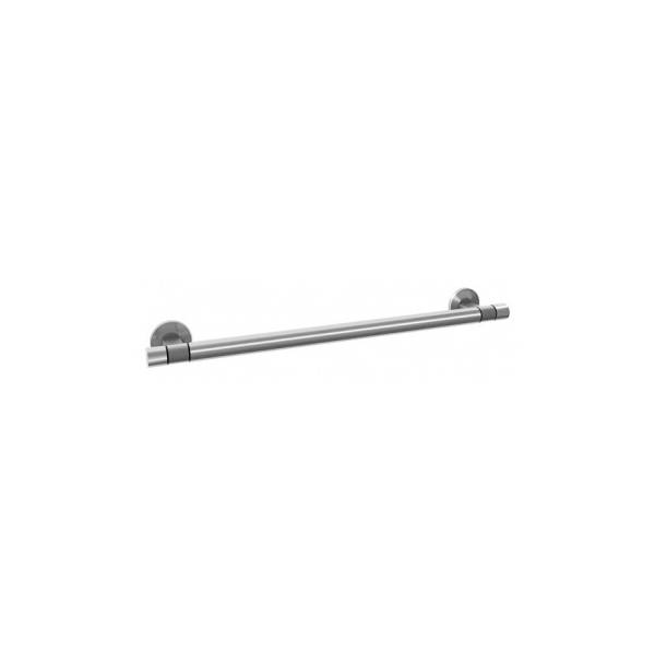 Barre de maintien PMR avec embouts droits, lg 259 mm, inox brossé 316