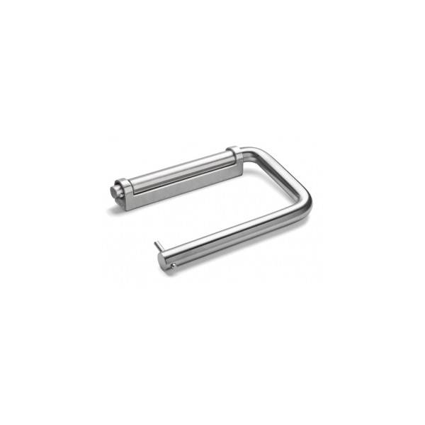 Dérouleur papier WC Ø 14x145x94 mm support inox, inox brossé 316