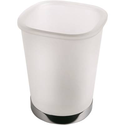 Porte-verre à poser, chromé/verre, ALIZE