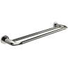 Porte-serviette double 460 mm, chromé, BASIC