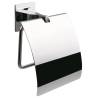 Dérouleur papier WC avec couvercle, chromé, FOREVER