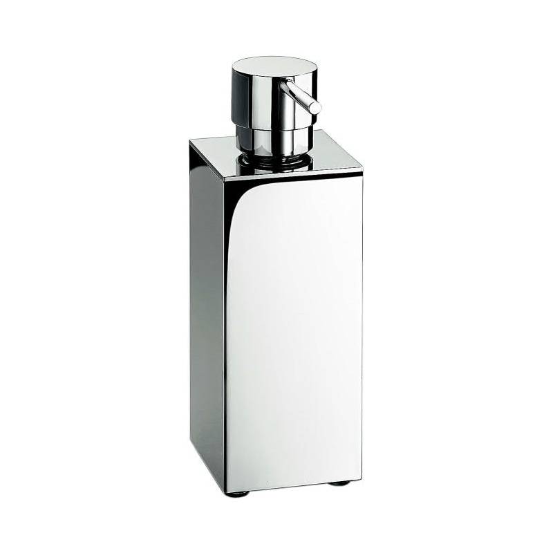 Distributeur de savon liquide à poser, 150 ml, chromé, LOOK
