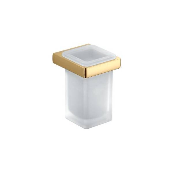 Porte-verre mural, zirconium gold HPS/verre, LULU