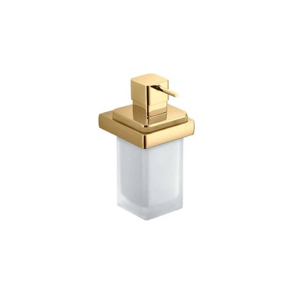 Distributeur de savon liquide mural, 280 ml, zirconium gold HPS/verre, LULU
