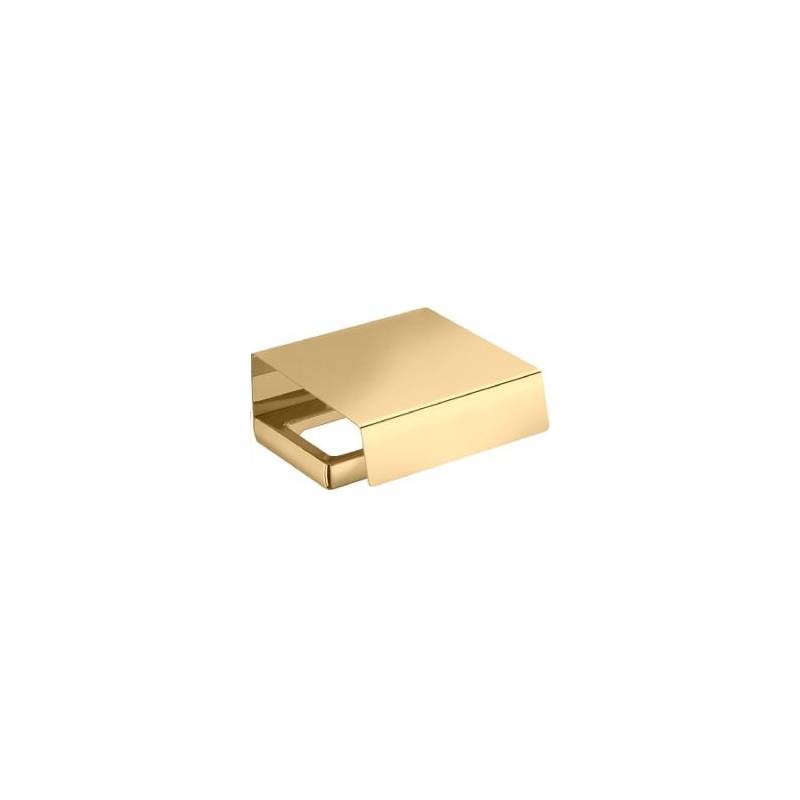 Dérouleur papier WC avec couvercle, zirconium gold HPS, LULU