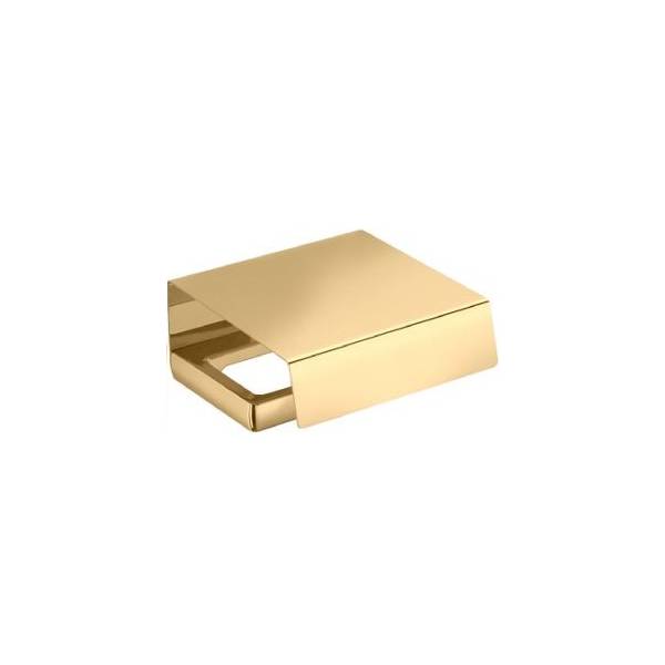 Dérouleur papier WC avec couvercle, zirconium gold HPS, LULU
