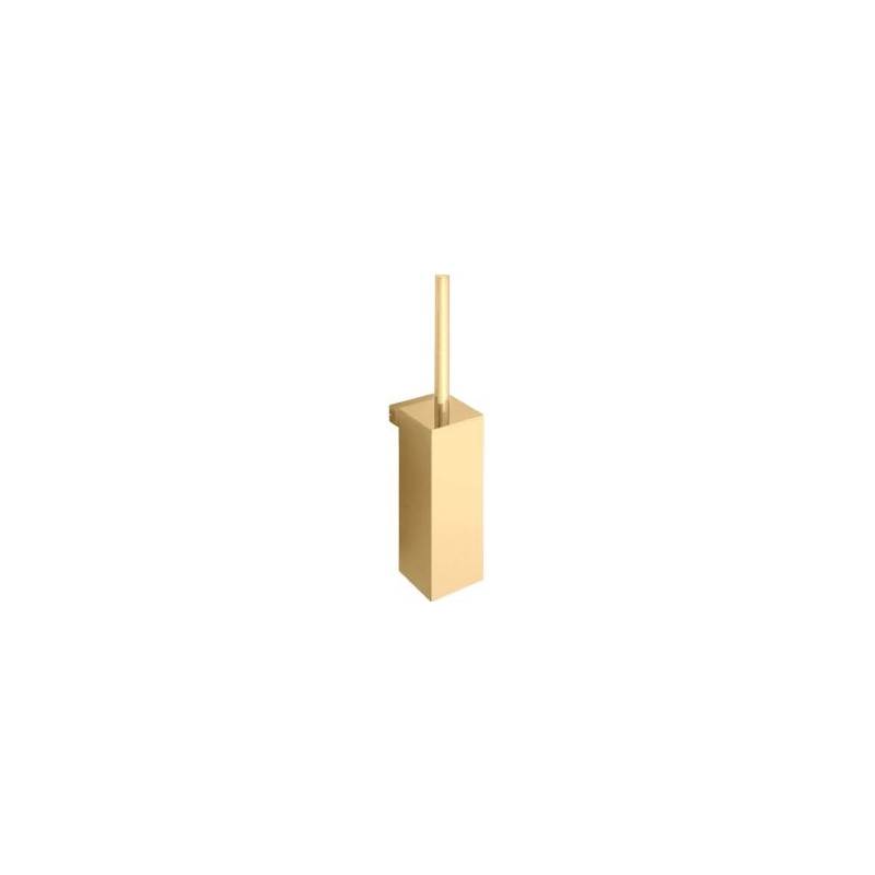 Ensemble balai/brosse WC mural, zirconium gold HPS, LULU