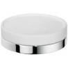 Porte-savon à poser, chromé/blanc, NORDIC