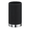 Porte-verre à poser, chromé/noir, NORDIC