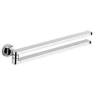 Porte-serviette double orientable 355 mm, chromé, NORDIC
