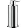Distributeur de savon liquide à poser, grand format 500 ml, chromé, PLUS