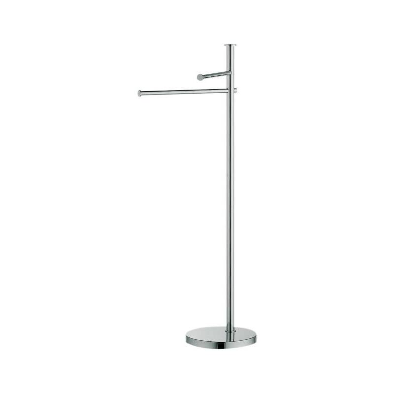 Console porte-serviette à poser, chromé, PLUS