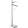 Console porte-serviette/dérouleur papier WC/porte-savon, dte, chr/ve, UNITS