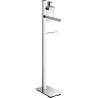 Console porte-serviette/dérouleur papier WC/dist. de savon, dte, chr/ve, UNITS