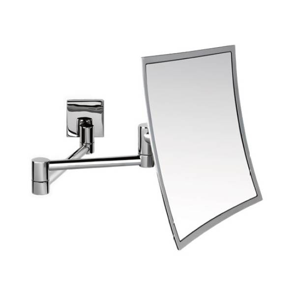 Miroir grossissant (3x) mural, chromé, COMPLEMENTS