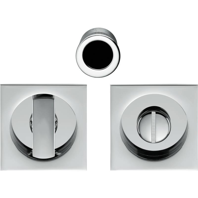 Cuvette encastrée OPEN SQ, sans serrure, carrée 57 mm, chromé mat