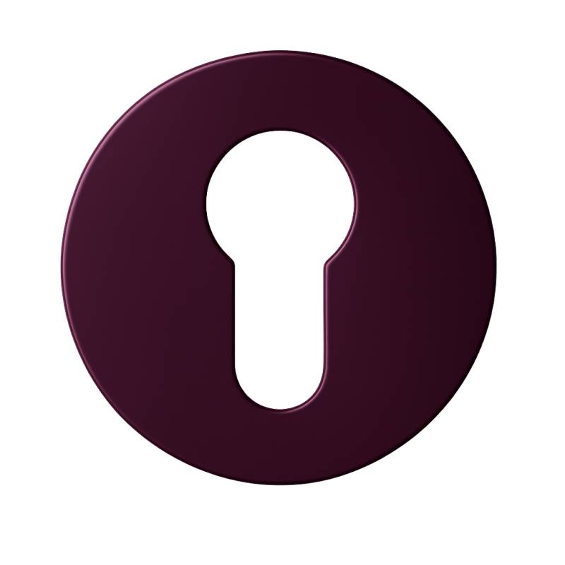 Paire de rosaces rondes MOOD ONE/DUE clé I (BC),C10 Violet