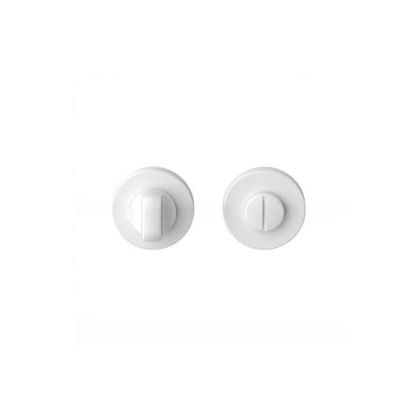 Paire de rosaces rondes conda sans voyant (BC) MOOD ONE C01 blanc