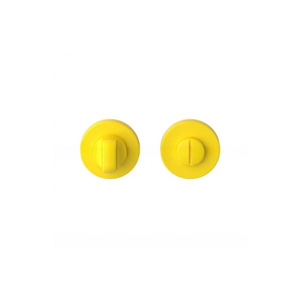 Paire de rosaces rondes MOOD ONE conda sans voyant (BC), C09 jaune citron