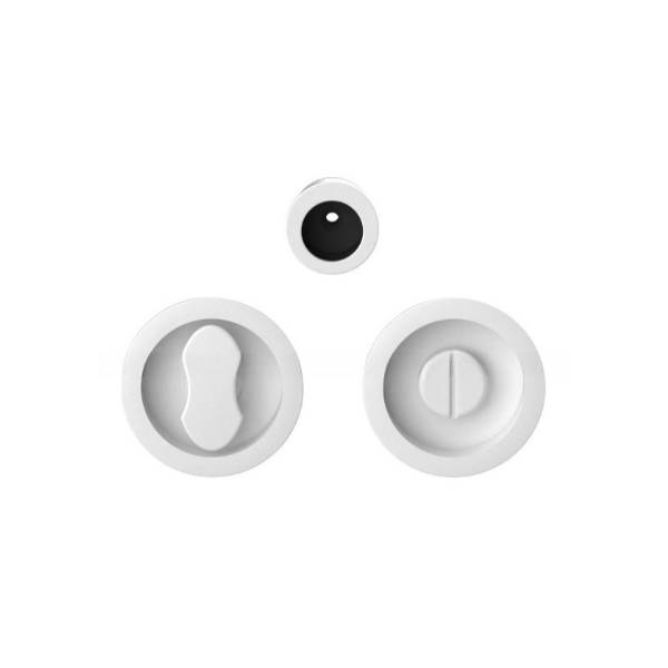 Cuvette encastrée MOOD ONE ronde Ø 57 mm sans serrure ,C01 Blanc