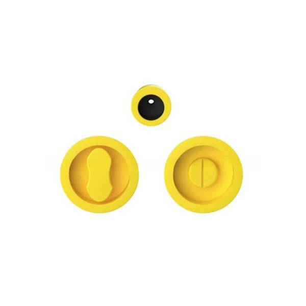 Cuvette encastrée MOOD ONE ronde Ø 57 mm sans serrure ,C09 Jaune citron