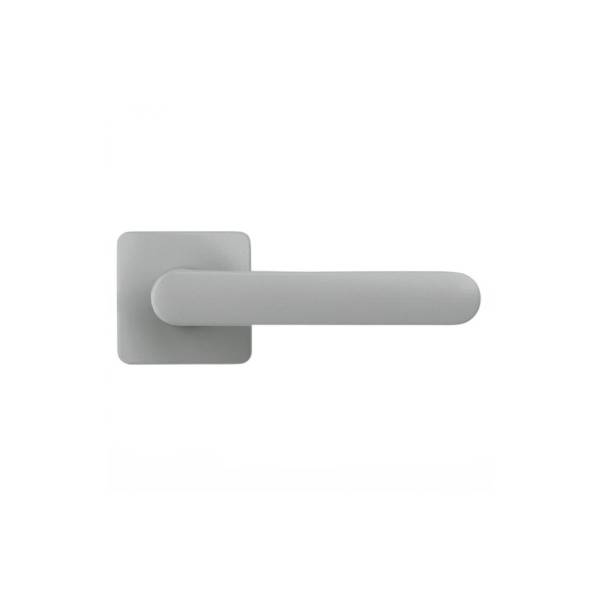 Paire de béquille MOOD ONE Q sur rosace carrées C04 Silver