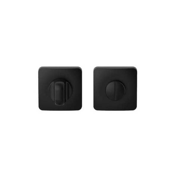 Paire de rosaces carrées conda MOOD ONE Q sans voyant (CR), C03 noir