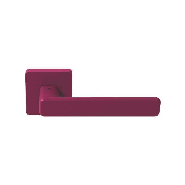 Paire de béquille MOOD DUE Q sur rosace carrées C10 violet