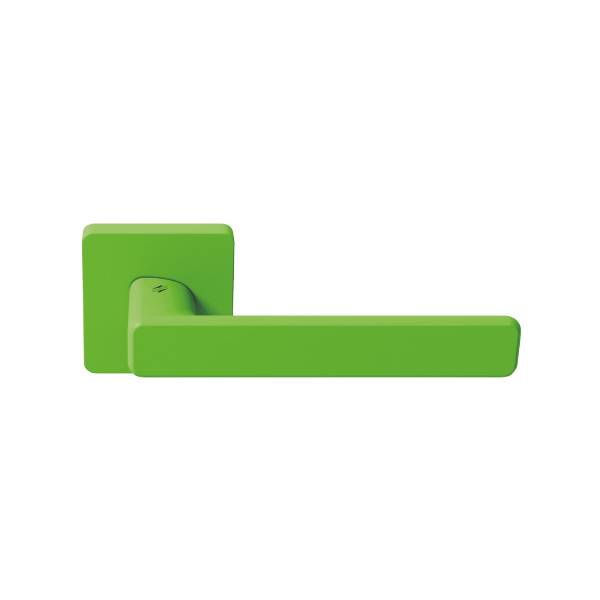 Paire de béquille MOOD DUE Q sur rosace carrées C11 vert citron