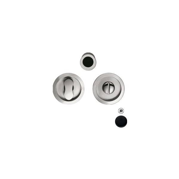 Cuvette encastrée OPEN Ø 57 mm avec serrure, noir