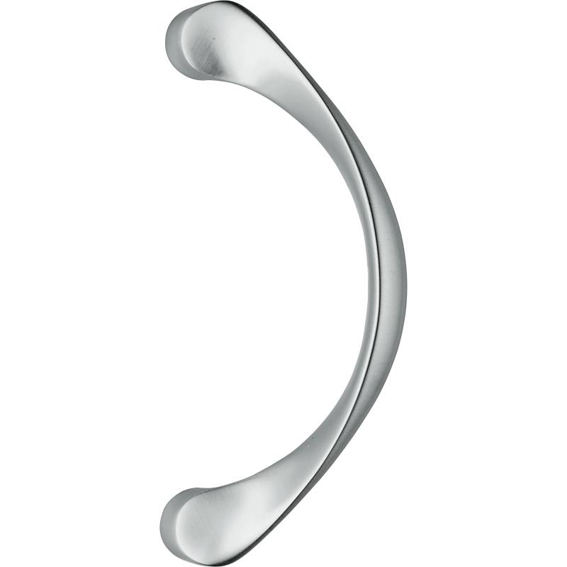 Poignée de tirage déportée FLESSO, entraxe 247 mm, chromé mat