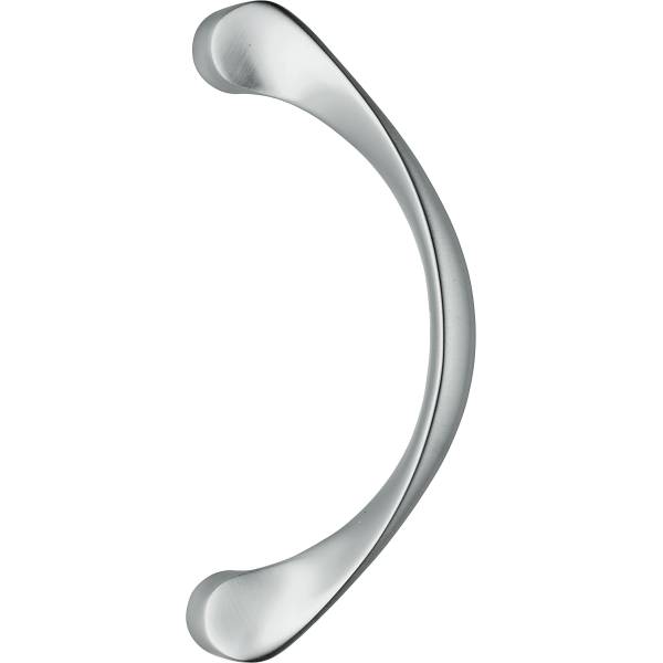 Poignée de tirage déportée FLESSO, entraxe 200 mm, chromé mat