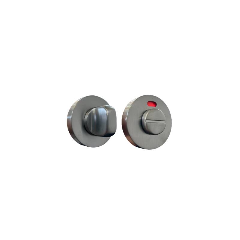 Paire de rosaces rondes conda avec voyant (BC), graphite mat
