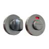 Paire de rosaces rondes conda avec voyant (BC), graphite mat