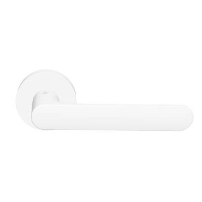 Paire de béquille MOOD ONE sur rosace ronde C01 blanc