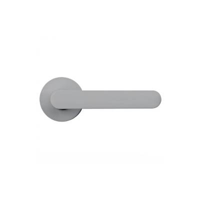 Paire de béquille MOOD ONE sur rosace ronde C04 Silver