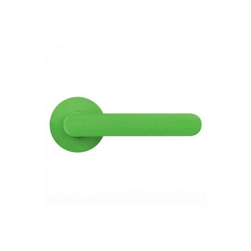 Paire de béquille MOOD ONE sur rosace ronde C11 Vert citron