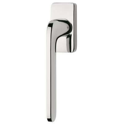Béquille de fenêtre ROBOQUATTRO S sur rosace rectangulaire, chromé