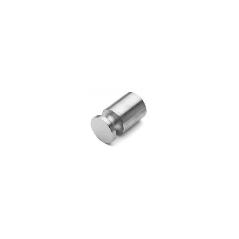 Bouton de meuble Ø 10 mm, inox brossé 316