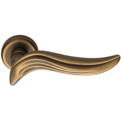 Paire de béquilles PIUMA sur rosace ronde, bronze