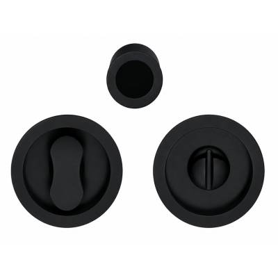 Cuvette encastrée OPEN Ø 57 mm avec serrure, noir
